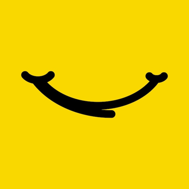 Colección de elementos de diseño de la línea de sonrisa