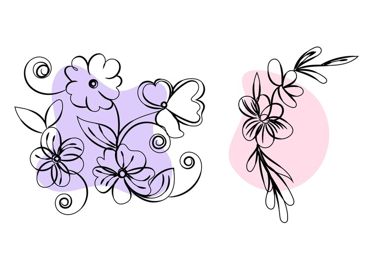 Vector colección de elementos de plantilla dibujados a mano