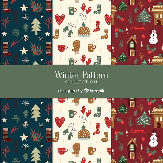 Colección de estampados de invierno