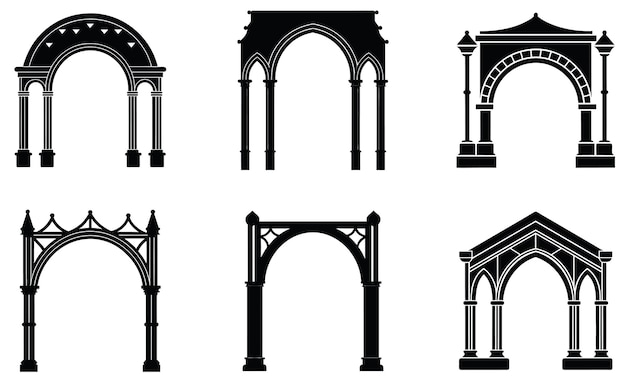 Colección de estilos de arco