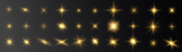 Colección de estrellas brillantes