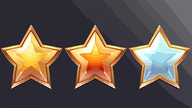 una colección de estrellas para el juego