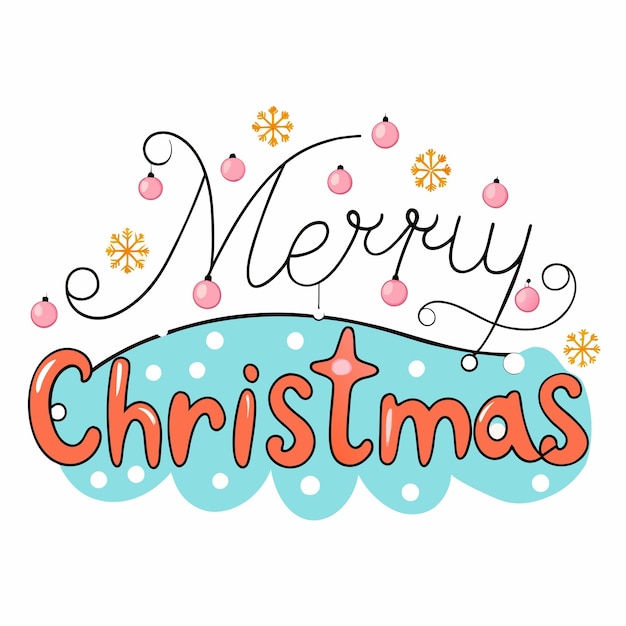 Colección de etiquetas de letras navideñas