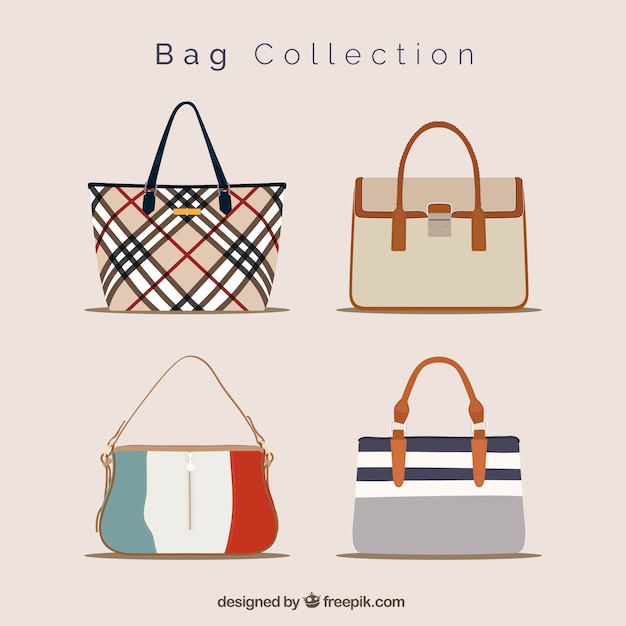 Colección fantástica de bolsos elegantes