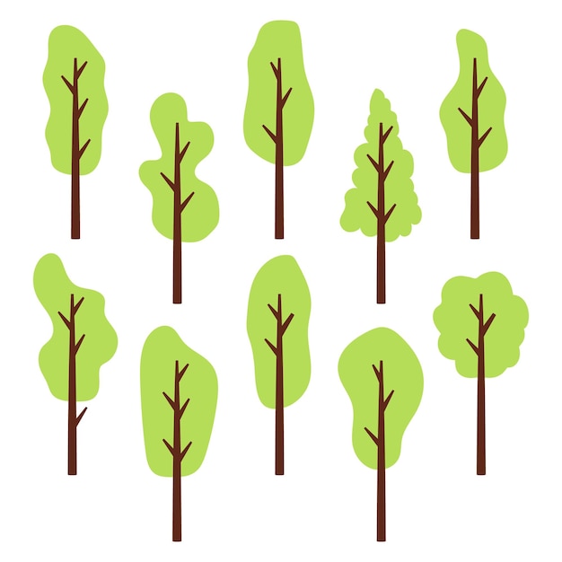 Colección Flat Trees