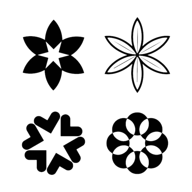 Colección floral vectorial versátil para diseño e ilustración