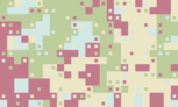 Colección de folletos mosaico ancho diseño artístico creativo retro rompecabezas de forma de muestra pop