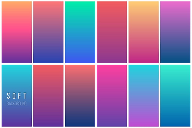 Colección de fondo abstracto colorido vector