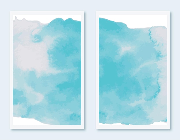 colección de fondo de acuarela abstracta