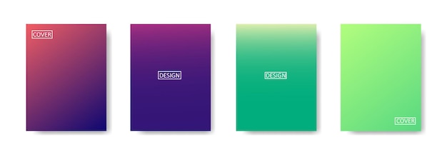 Colección de fondo degradado para banner de cartel flyer