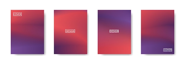 Colección de fondo degradado para banner de cartel flyer