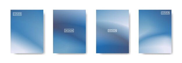 Colección de fondo degradado para banner de cartel flyer