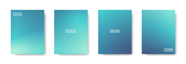 Colección de fondo degradado para banner de cartel flyer