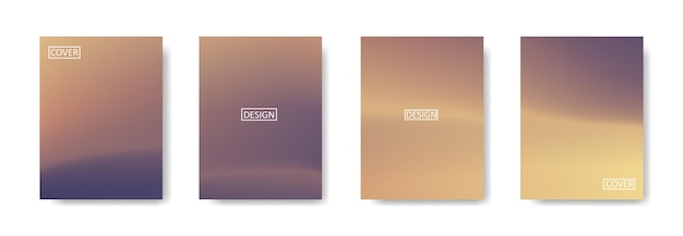 Colección de fondo degradado para banner de cartel flyer