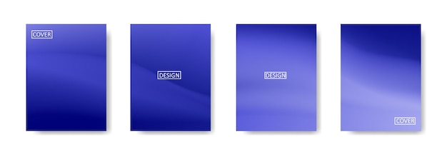 Colección de fondo degradado para banner de cartel flyer