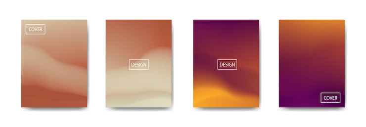 Vector colección de fondo degradado para banner de cartel flyer