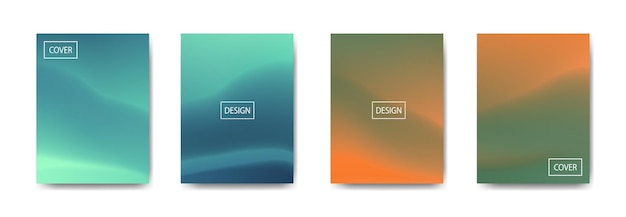 Colección de fondo degradado para banner de cartel flyer