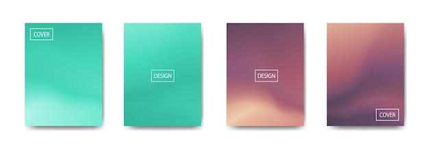 Colección de fondo degradado para banner de cartel flyer