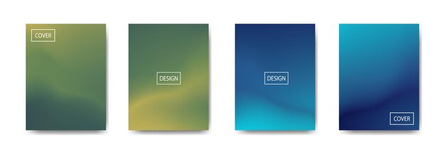 Colección de fondo degradado para banner de cartel flyer