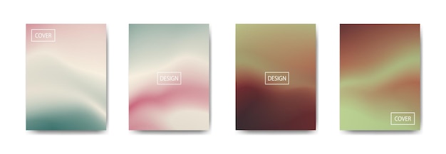 Colección de fondo degradado para banner de cartel flyer