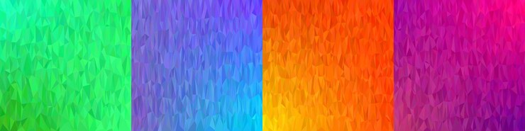 Vector colección de fondo de polígono de triángulo abstracto