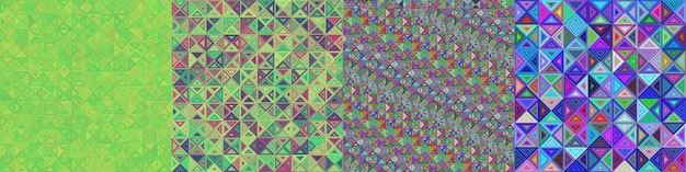 Colección de fondo de polígono de triángulo abstracto