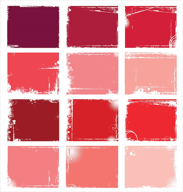 colección de fondo rojo