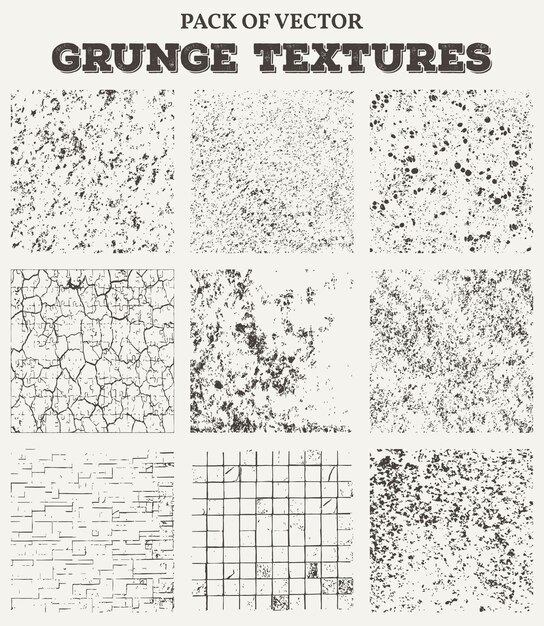 Colección de fondo de textura grunge
