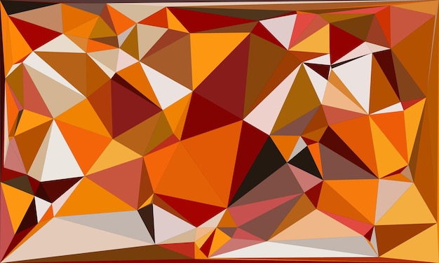 Colección de fondos de polígonos geométricos coloridos para el diseño de arte digital