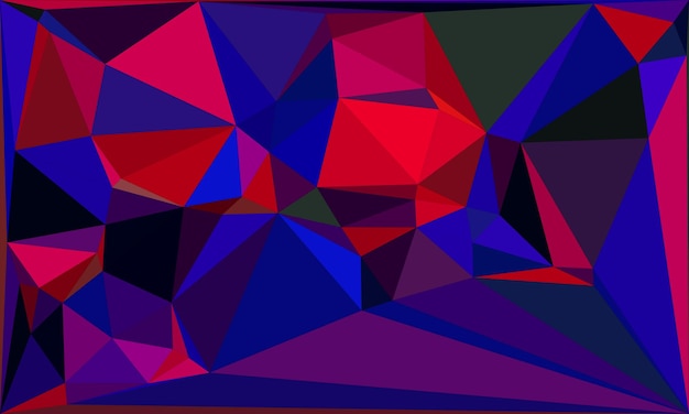 Colección de fondos de polígonos geométricos coloridos para el diseño de arte digital