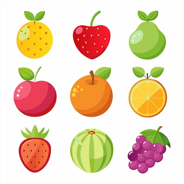una colección de frutas que incluye una de las frutas
