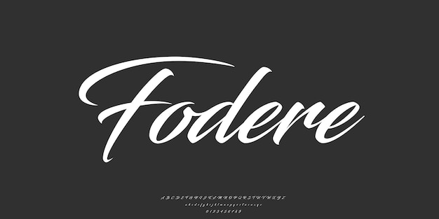 Colección de fuentes del alfabeto letras clásicas y modernas minimalistas elegantes