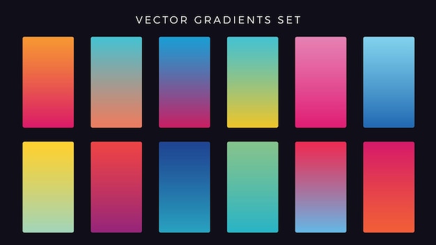 Colección de gradientes vibrantes