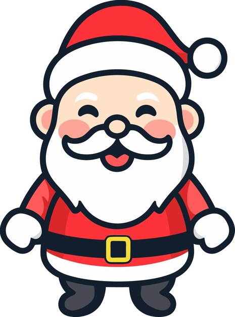 Colección gráfica vectorial de Santa ClausRetrato de Santa Claus en estilo vectorial