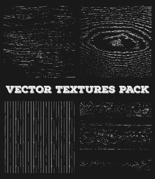 Colección gratuita de fondos de grunge vectorial