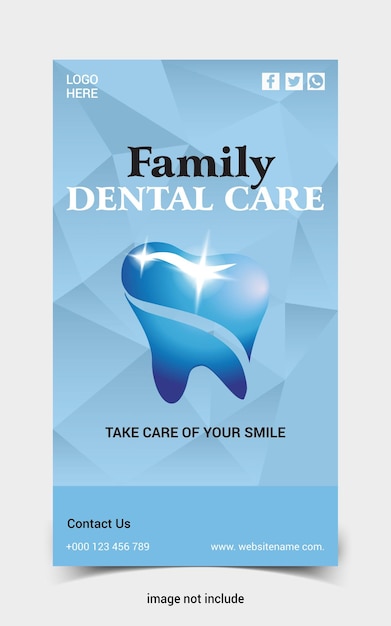 Colección de historias de Instagram de la clínica dental