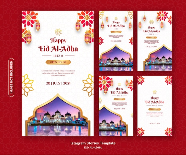 colección de historias de instagram de eid al adha