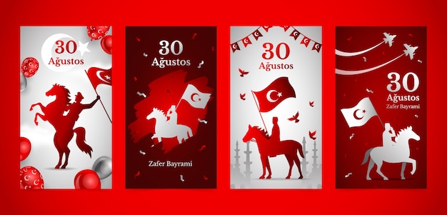 Colección de historias de Instagram de Gradient 30 de agosto