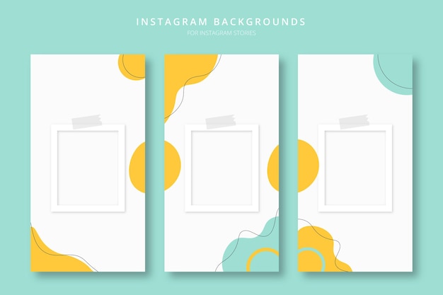 Colección de historias de instagram de moda de estilo minimalista