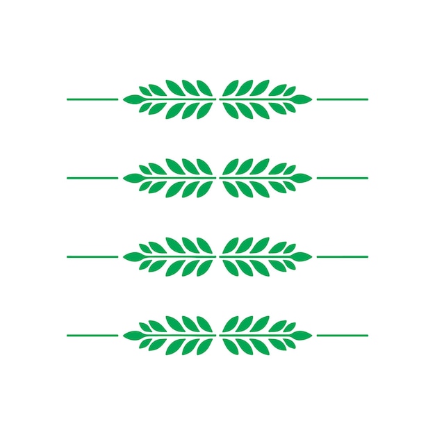 Una colección de hojas verdes y hojas de la planta descarga gratuita