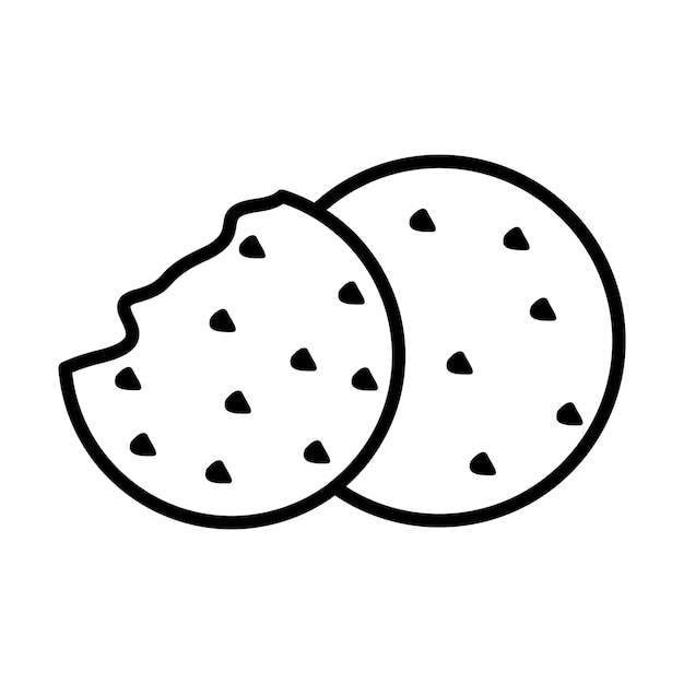 Colección de iconos Biscuit Bliss para su plantilla de vector Sweet Cravings plana