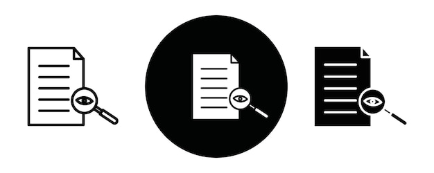 Colección de iconos de contorno de lista de observación o conjunto de lista de observaciones Arte de líneas vectoriales delgadas