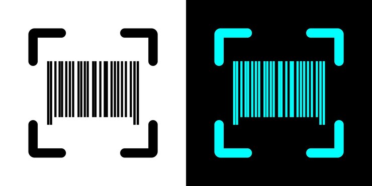 Vector colección de iconos de escaneo de códigos de barras para aplicaciones web y móviles símbolo de signo de escaneo del código de barras