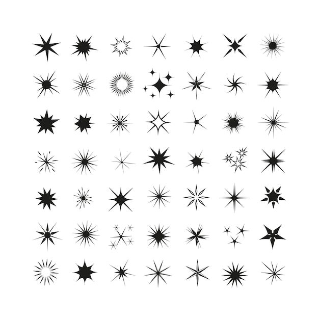 Colección de iconos de estrellas