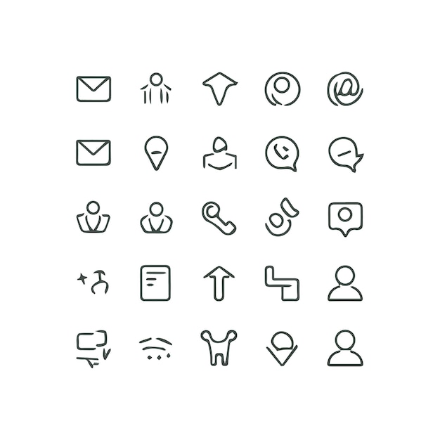 una colección de iconos, incluido uno que dice "dental quote"