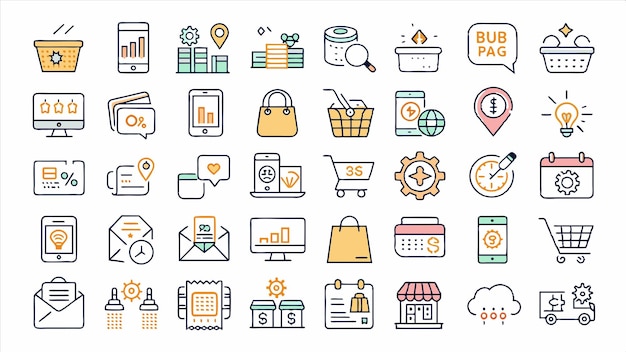 una colección de iconos incluyendo uno que dice cotidiano cotidiano