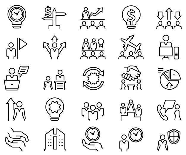 una colección de iconos incluyendo uno que dice quot dólar quot