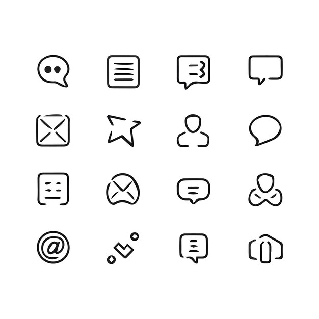 una colección de iconos incluyendo uno que dice "no se permite a nadie"