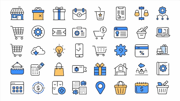 una colección de iconos incluyendo uno que dice viaje