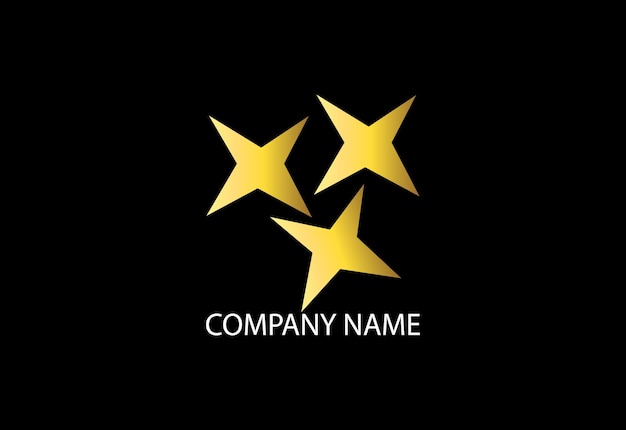Colección de iconos y logotipos de estrellas.